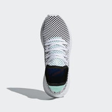 Load image into Gallery viewer, DEERUPT RUNNER SHOES CORE BLACK / EASY GREEN / CLOUD WHITE ADIDAS