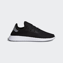 Load image into Gallery viewer, DEERUPT RUNNER SHOES CORE BLACK / CORE BLACK / SOLAR RED ADIDAS