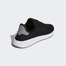 Load image into Gallery viewer, DEERUPT RUNNER SHOES CORE BLACK / CORE BLACK / SOLAR RED ADIDAS