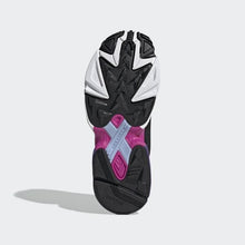 Load image into Gallery viewer, FALCON SHOES CORE BLACK / CORE BLACK / SHOCK PINK ADIDAS