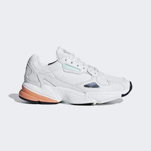Load image into Gallery viewer, FALCON SHOES CRYSTAL WHITE / CRYSTAL WHITE / EASY ORANGE ADIDAS