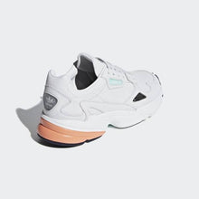 Load image into Gallery viewer, FALCON SHOES CRYSTAL WHITE / CRYSTAL WHITE / EASY ORANGE ADIDAS