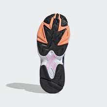 Load image into Gallery viewer, FALCON SHOES CRYSTAL WHITE / CRYSTAL WHITE / COLLEGIATE NAVY ADIDAS