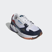Load image into Gallery viewer, FALCON SHOES CRYSTAL WHITE / CRYSTAL WHITE / COLLEGIATE NAVY ADIDAS
