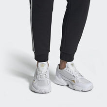 Load image into Gallery viewer, FALCON SHOES CLOUD WHITE / CLOUD WHITE / GOLD METALLIC ADIDAS