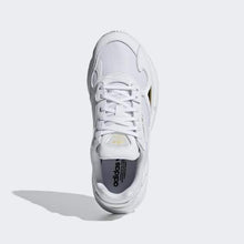 Load image into Gallery viewer, FALCON SHOES CLOUD WHITE / CLOUD WHITE / GOLD METALLIC ADIDAS