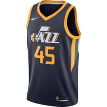 Load image into Gallery viewer, 45 - Icon Swingman Jersey - MensApparelJerseys - Utah Jazz - Mitchell Donovan - Primary - Navy