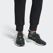 Load image into Gallery viewer, NMD_R1 PRIMEKNIT SHOES CORE BLACK / CLOUD WHITE / AERO GREEN ADIDAS