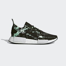 Load image into Gallery viewer, NMD_R1 PRIMEKNIT SHOES CORE BLACK / CLOUD WHITE / AERO GREEN ADIDAS