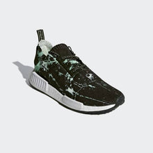 Load image into Gallery viewer, NMD_R1 PRIMEKNIT SHOES CORE BLACK / CLOUD WHITE / AERO GREEN ADIDAS