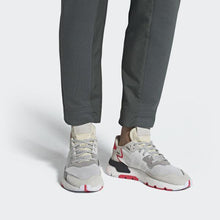 Load image into Gallery viewer, NITE JOGGER SHOES CLOUD WHITE / CRYSTAL WHITE / SHOCK RED ADIDAS