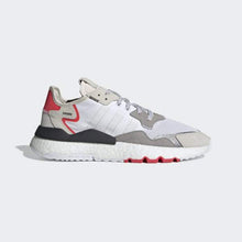 Load image into Gallery viewer, NITE JOGGER SHOES CLOUD WHITE / CRYSTAL WHITE / SHOCK RED ADIDAS