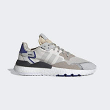 Load image into Gallery viewer, NITE JOGGER SHOES RAW WHITE / GREY ONE / ACTIVE BLUE ADIDAS