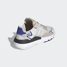 Load image into Gallery viewer, NITE JOGGER SHOES RAW WHITE / GREY ONE / ACTIVE BLUE ADIDAS