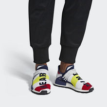 Load image into Gallery viewer, PHARRELL WILLIAMS BBC HU NMD SHOES CLOUD WHITE / SCARLET / DARK BLUE ADIDAS
