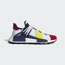 Load image into Gallery viewer, PHARRELL WILLIAMS BBC HU NMD SHOES CLOUD WHITE / SCARLET / DARK BLUE ADIDAS