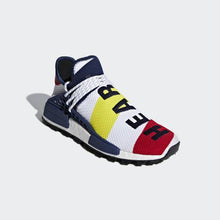Load image into Gallery viewer, PHARRELL WILLIAMS BBC HU NMD SHOES CLOUD WHITE / SCARLET / DARK BLUE ADIDAS