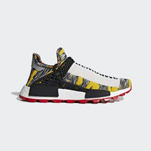 Load image into Gallery viewer, PHARRELL WILLIAMS SOLARHU NMD SHOES BLACK / CORE BLACK / RED ADIDAS