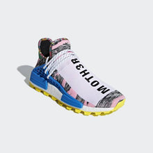 Load image into Gallery viewer, PHARRELL WILLIAMS SOLARHU NMD SHOES LIGHT PINK / CORE BLACK / BRIGHT BLUE ADIDAS