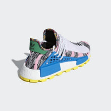 Load image into Gallery viewer, PHARRELL WILLIAMS SOLARHU NMD SHOES LIGHT PINK / CORE BLACK / BRIGHT BLUE ADIDAS