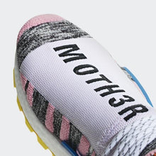 Load image into Gallery viewer, PHARRELL WILLIAMS SOLARHU NMD SHOES LIGHT PINK / CORE BLACK / BRIGHT BLUE ADIDAS