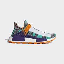 Load image into Gallery viewer, PHARRELL WILLIAMS SOLARHU NMD SHOES HI-RES AQUA / CORE BLACK / BLACK ADIDAS