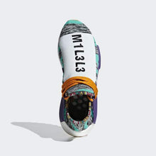 Load image into Gallery viewer, PHARRELL WILLIAMS SOLARHU NMD SHOES HI-RES AQUA / CORE BLACK / BLACK ADIDAS