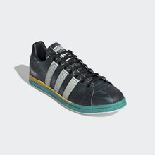 Load image into Gallery viewer, RS SAMBA STAN SHOES CORE BLACK / CLOUD WHITE / BRIGHT BLUE ADIDAS
