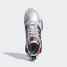 Load image into Gallery viewer, RISING STARXR1 SHOES SILVER METALLIC / COLLEGIATE RED / CLOUD WHITE ADIDAS