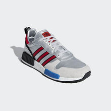 Load image into Gallery viewer, RISING STARXR1 SHOES SILVER METALLIC / COLLEGIATE RED / CLOUD WHITE ADIDAS