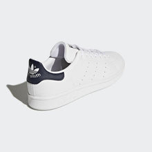 Load image into Gallery viewer, STAN SMITH SHOES CORE WHITE / CORE WHITE / DARK BLUE ADIDAS