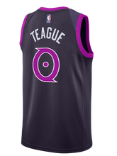 Load image into Gallery viewer, 0 - Minnesota Timberwolves City Edition Jeff Teague Swingman Jersey - Black