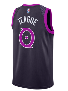 0 - Minnesota Timberwolves City Edition Jeff Teague Swingman Jersey - Black