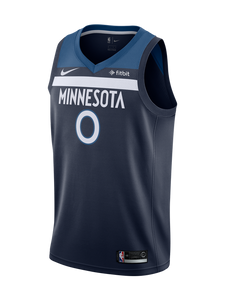 0 - Minnesota Timberwolves Jeff Teague Icon Swingman Jersey - Grey