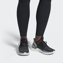 Load image into Gallery viewer, ULTRABOOST 19 SHOES CORE BLACK / GREY SIX / SHOCK CYAN ADIDAS