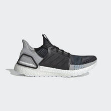Load image into Gallery viewer, ULTRABOOST 19 SHOES CORE BLACK / GREY SIX / SHOCK CYAN ADIDAS
