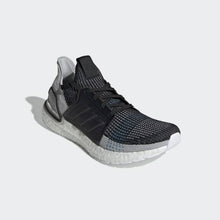 Load image into Gallery viewer, ULTRABOOST 19 SHOES CORE BLACK / GREY SIX / SHOCK CYAN ADIDAS