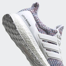 Load image into Gallery viewer, ULTRABOOST SHOES CLOUD WHITE / CLOUD WHITE / BLUE ADIDAS