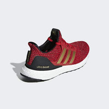 Load image into Gallery viewer, ULTRABOOST X GAME OF THRONES SHOES SCARLET / GOLD METALLIC / CORE BLACK ADIDAS 2019