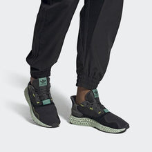 Load image into Gallery viewer, ZX 4000 4D SHOES CARBON / CARBON / SEMI SOLAR YELLOW ADIDAS