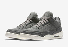 Load image into Gallery viewer, Men's Jordan 3 Retro Wool Basketball Shoes - Grey