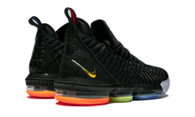 Load image into Gallery viewer, Nike Lebron 16 BLACK/ METALLIC SILVER