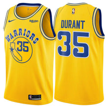 Load image into Gallery viewer, 35 - Kevin Durant Golden State Warriors Swingman Hardwood Classic Jersey - Gold