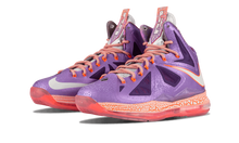Load image into Gallery viewer, Nike Lebron 10 - AS LSR PURPLE/STRT GRY-TTL CRMSN