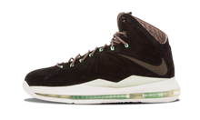 Load image into Gallery viewer, Nike Lebron 10 EXT QS BLACK/BLACK-DK FLD BROWN-TRMLN