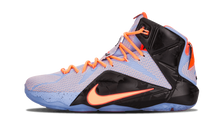 Load image into Gallery viewer, Nike Lebron 12 ALUMINUM/SUNSET GLOW-HT LV-BLK