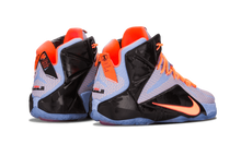 Load image into Gallery viewer, Nike Lebron 12 ALUMINUM/SUNSET GLOW-HT LV-BLK