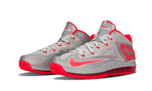 Load image into Gallery viewer, Nike Lebron Air Max 11 Low BASE GREY/LASER CRIMSON