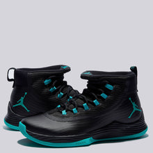 Load image into Gallery viewer, Jordan Ultra Fly 2 Basketball Shoe - Black/Clear Jade-Black - Mens