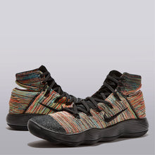 Load image into Gallery viewer, Nike Hyperdunk 2017 Flyknit Basketball Shoe - Black/Black-White-Total Crimson - Mens